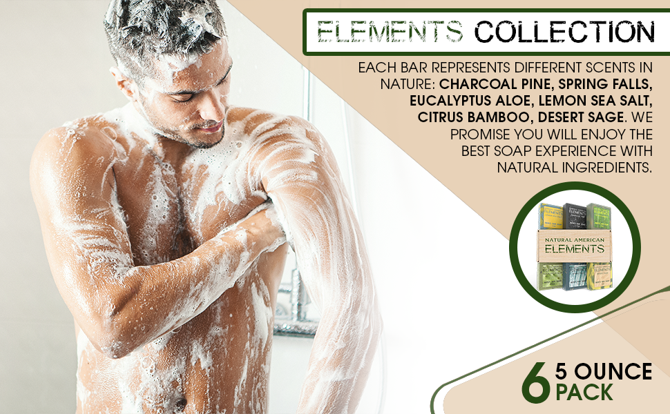 ELEMENTS (6pk) 5 oz Bar Soap