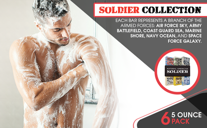 SOLDIER (6pk) 5 oz Bar Soap