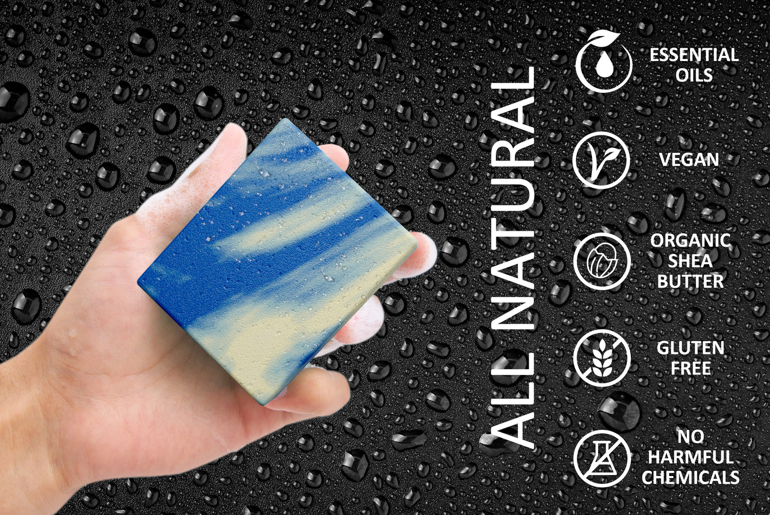 SOLDIER NAVY OCEAN - Men’s Bar Soap