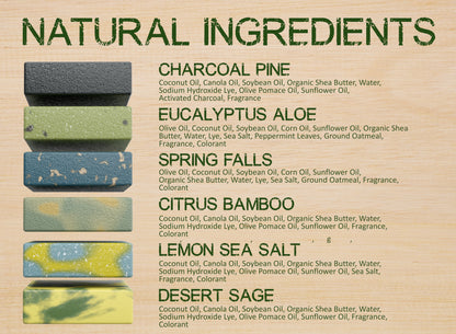 ELEMENTS LEMON SEA SALT - Bar soap