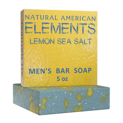 ELEMENTS LEMON SEA SALT - Bar soap