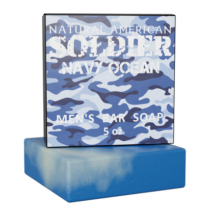 SOLDIER NAVY OCEAN - Men’s Bar Soap